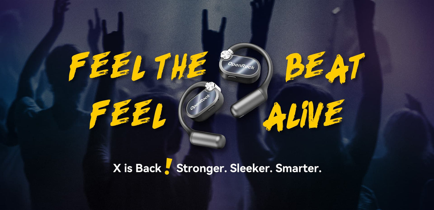 OpenRock X Open-Ear Earbuds: Stronger, Sleeker, Smarter